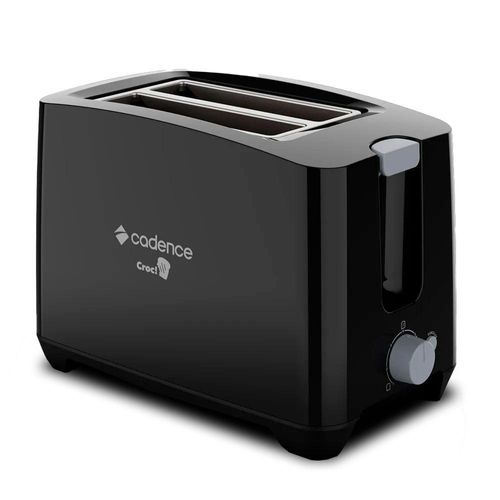 Torradeira Preta Croc! Cadence 110V