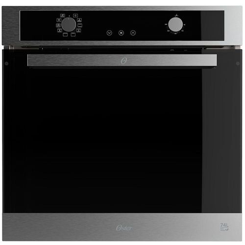 Forno De Embutir Elétrico Oster Semi Digital Black Inox 74L 220V