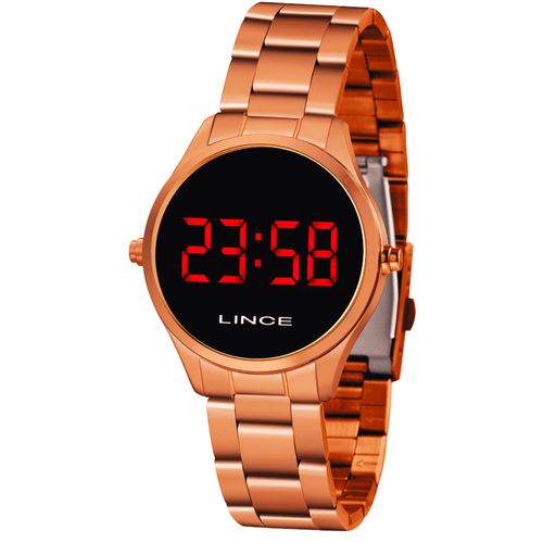 Relógio Lince Feminino Digital Rose MDR4618LVXRX