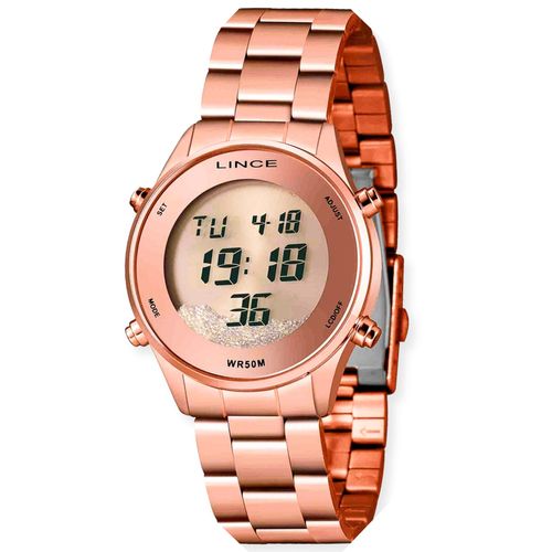 Relógio Lince Feminino Digital Rose Gold – SDR4638LRXRX