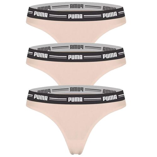Kit 3 Calcinhas Puma Fio Dental Feminino - Rosa