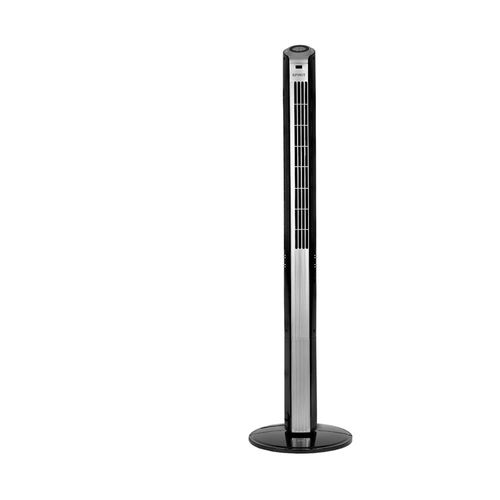 Ventilador de Torre Spirit TS1200 com 3 Velocidades, Função Oscilante e Controle Remoto – Preto