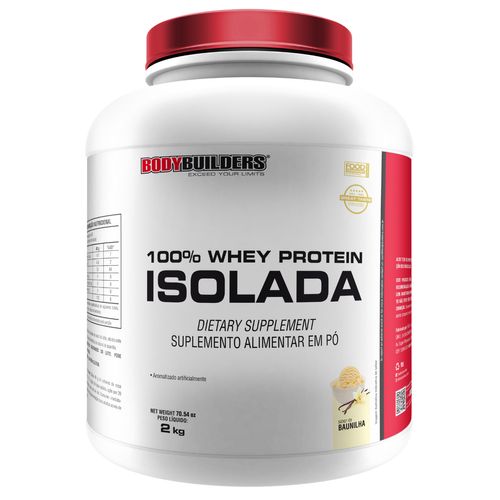 Whey Protein 100% Isolada 2Kg - Bodybuilders
