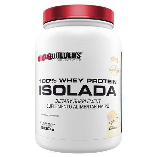 Whey Protein 100% Isolada 900g - Bodybuilders