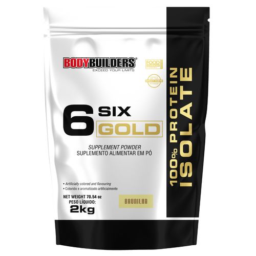Whey Protein Isolate 6 Six Gold 2Kg - Bodybuilders