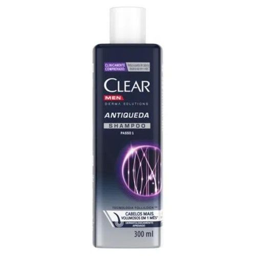 Shampoo Antiqueda Clear Men Derma Solutions 300ml