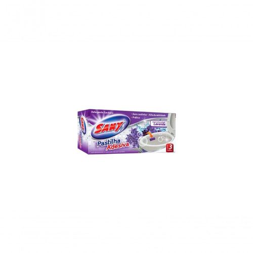 Pastilha Sanitária Adesiva C/3 - Sany Mix Lavanda