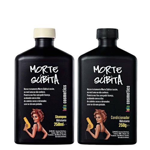 Kit Shampoo E Condicionador Hidratante Lola Cosmetics Morte Súbita 250Ml