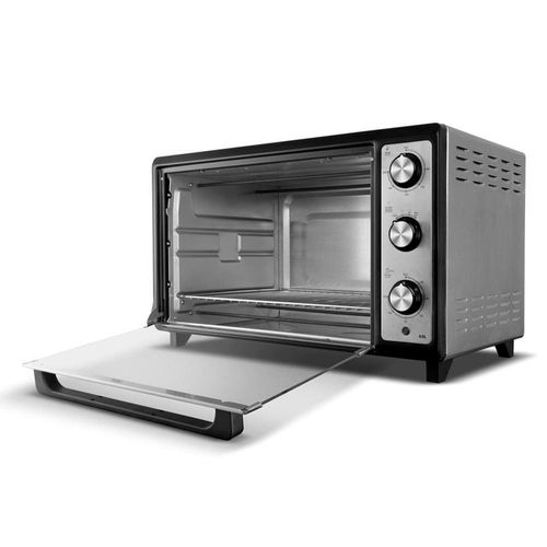 Forno Elétrico Philco PFE65 com Grelha, Lâmpada Interna e Timer de 120 Minutos, Preto - 65 litros