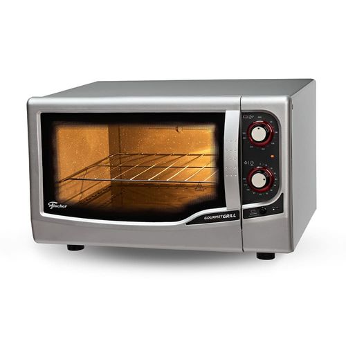 Forno Elétrico Fischer Goumert Grill 44L com Botão Timer de até 120 minutos com Aviso Sonoro – Prata