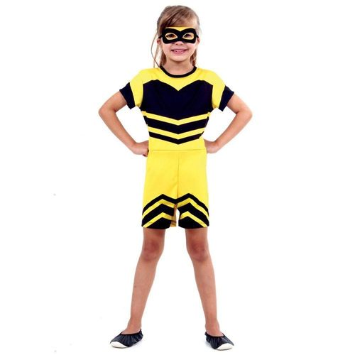 Fantasia Infantil - Queen Bee Curta - Tamanho M (6 A 8 Anos) - 16415 - Sulamericana