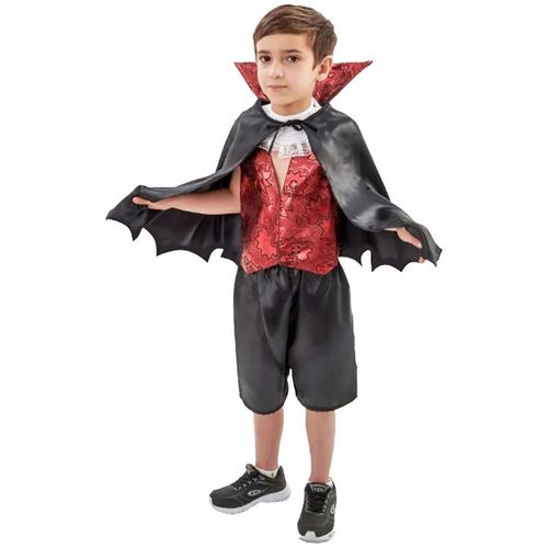 Fantasia Do Drácula Infantil Verão Tamanho G