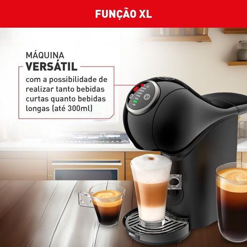 Máquina de Café Arno Nescafé Dolce Gusto Genio S Plus DGS2 Multi bebidas, Digital e Automática - Preta