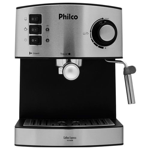 Cafeteira Expresso Philco Coffee Express - Inox - 15 Bar