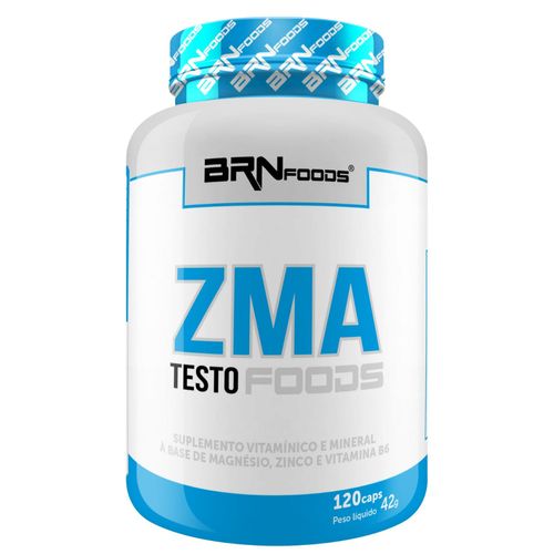 ZMA Testo 120 Cápsulas - BRN Foods