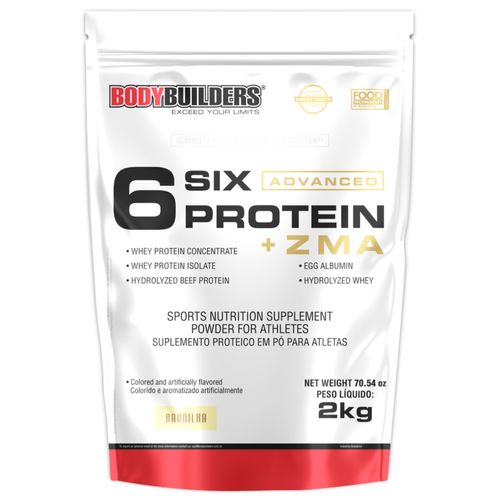 Whey Protein 6 Six Protein + ZMA 2Kg - Bodybuilders