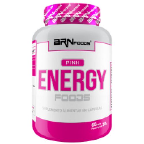 Termogênico Pink Energy 60 Cápsulas - BRN Foods