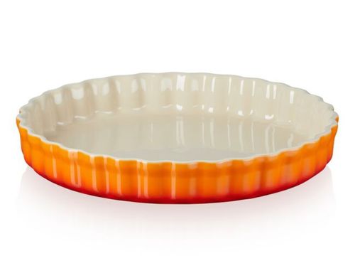 TRAVESSA LE CREUSET PARA FLAN CANELADA 28CM