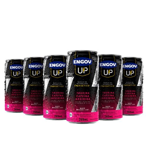 Kit Engov Up Morango e Kiwi 06 Unidades 269ml