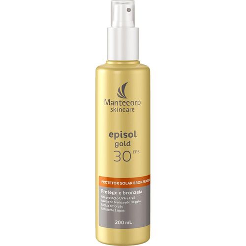 Protetor Solar Bronzeador Episol Gold FPS 30 200ml