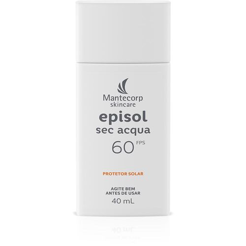 Protetor Solar Facial Episol Sec Acqua Sem Cor FPS 60 - 40ml