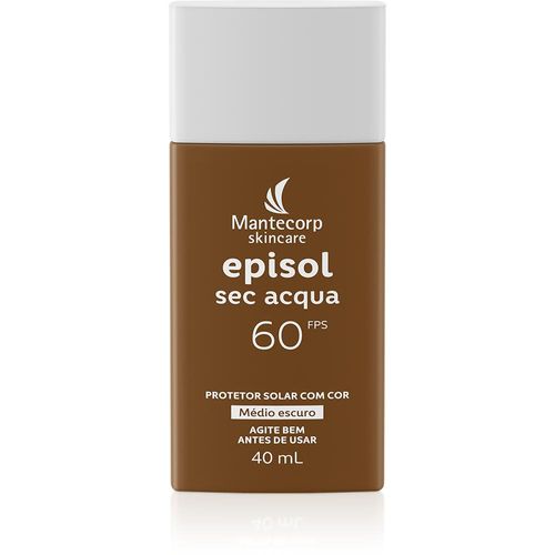 Protetor Solar Episol Sec Acqua FPS 60 | Médio Escuro - 40ml