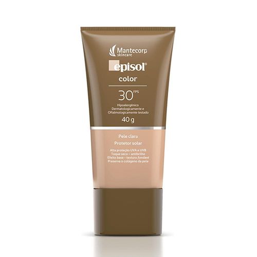 Protetor Solar Facial Episol Color Clara 40g