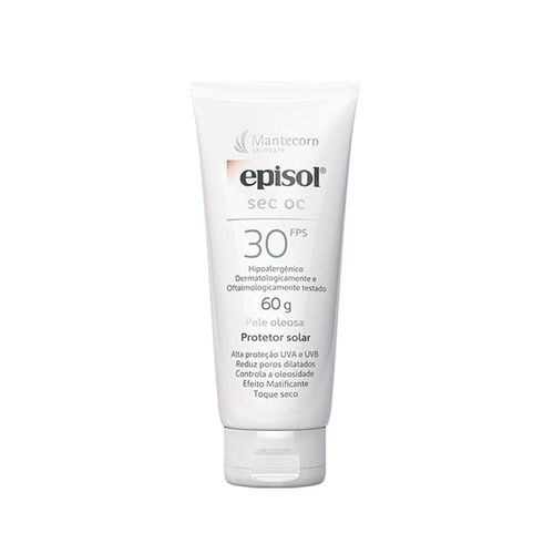 Protetor Solar Facial Episol Sec OC FPS 30 60g