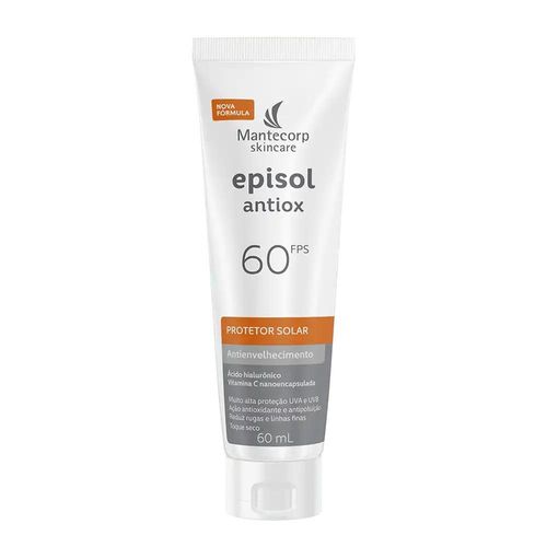 Protetor Solar Facial Episol Antiox FPS 60 | Nova Fórmula - 60ml