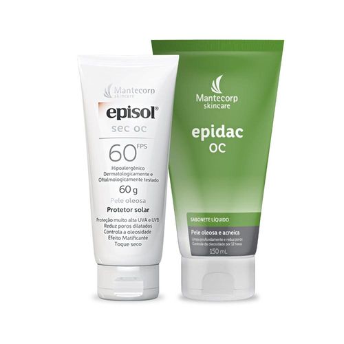 Kit Episol Sec OC FPS60 + Epidac OC Liq 150 ml