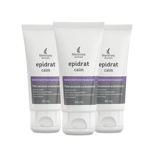3 Hidratante Facial Epidrat Calm 40g
