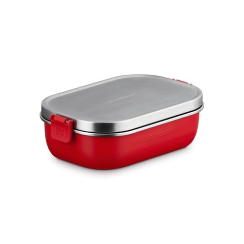LANCHEIRA LE CREUSET HERMÉTICA ON THE GO EM AÇO INOXIDÁVEL VERMELHO 900ML 41069220600001