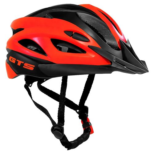Capacete ciclismo GTS MTB FJI-42 com Led Traseiro