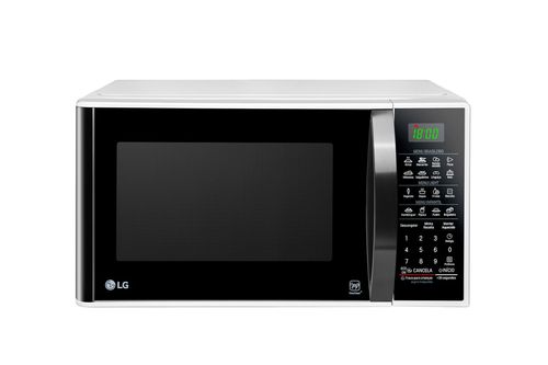 FORNO MICROONDAS LG SOLO 30LT EASYCLEAN ACABAMENTO BRANCO 127V MS3091BC