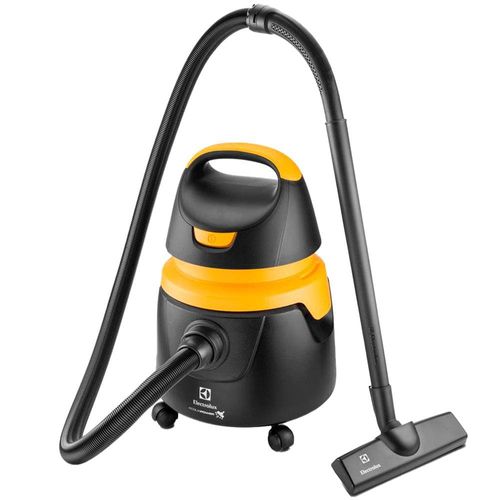 Aspirador de Pó e Água Electrolux Acqua Power AQP20 1400W 10L com Conjunto de Acessórios e Rodas 360° - Amarelo/Preto