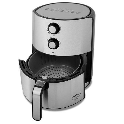 Fritadeira Elétrica Sem Óleo Air Fryer Britânia BFR46PI 3,5L – Inox/Preta