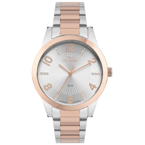 RELÓGIO TECHNOS FEMININO PRATA/ROSE 2035NAZ/1K