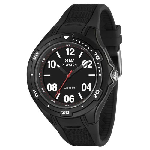 RELÓGIO X-WATCH MASCULINO PRETO XMPP0045 P2PX
