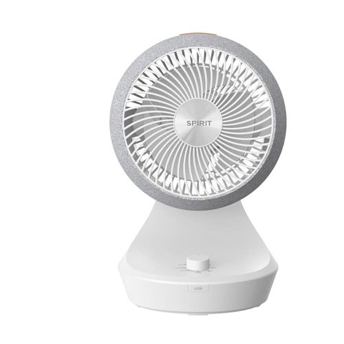 Circulador de Ar Spirit Orbit 20cm com 3 Velocidades e Múltiplas Inclinações – Branco/Cinza