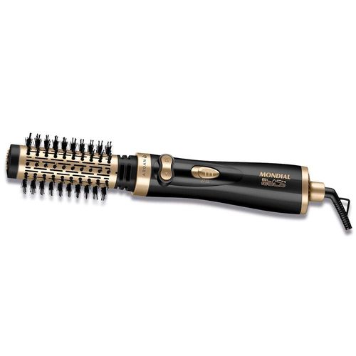 Escova Rotativa Mondial Argan ER-11 1000W - Black Gold
