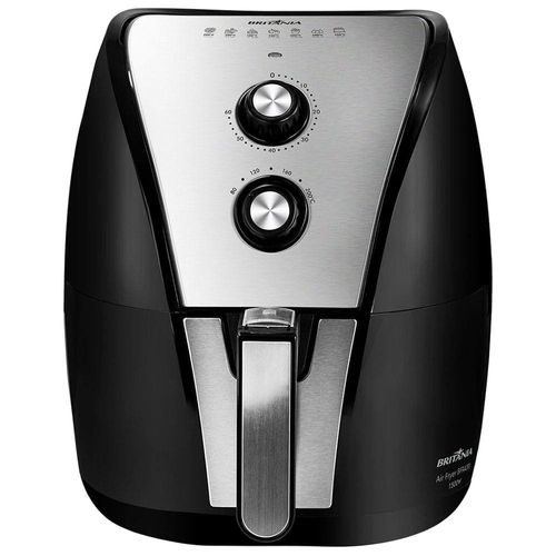 Fritadeira Elétrica Sem Óleo Air Fryer Britânia BFR40PI 4,3L – Preta e Inox