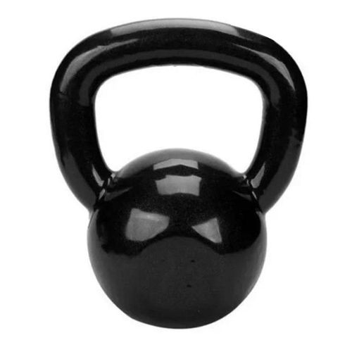 Kettlebell Emborrachado 6kg - Preto