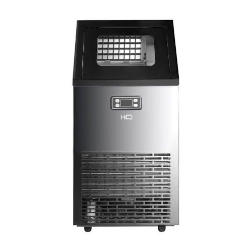 Máquina De Gelo Profissional HQ 45kg Turbo Ice Preta E Inox HQ-HQMGI45 220V