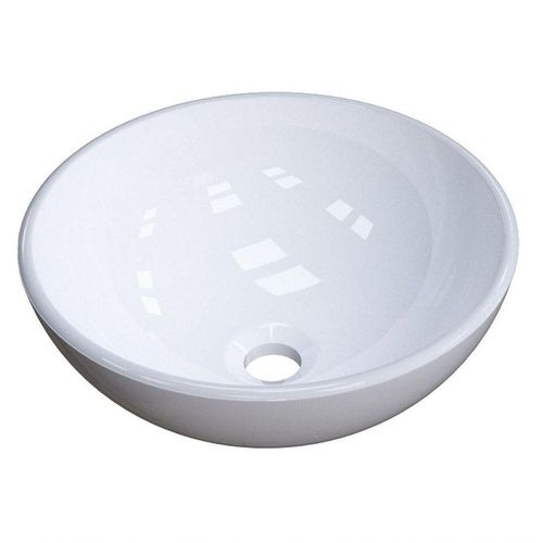 Cuba Pia De Apoio Para Banheiro Redonda Bowl 30 Branco