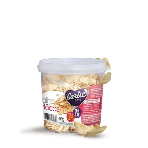 Alho Em Flocos Desidratado 60g Saboroso Alho