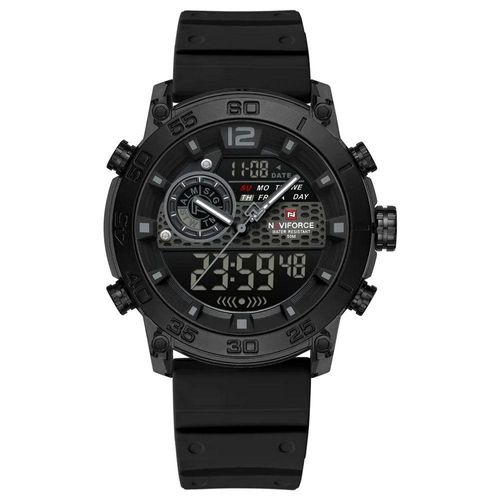 Relógio De Pulso Esportivo Masculino Display Duplo Multifuncional Digital A Prova D´agua Preto