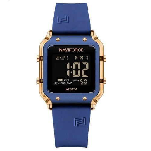 Relógio Feminino Esportivo Multifuncional Digital 5atm A Prova D´agua Azul