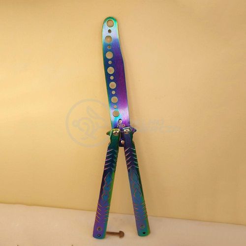 Canivete Fade Rainbow Butterfly Treinamento Faca Borboleta