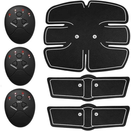 Estimulador Muscular Feminino Barriga Tanquinho Ems Aparelho Abdominal 3 Em 1