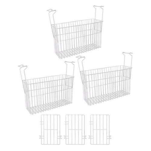 Kit - 8 Cestos Organizador Nextgen Para E Hf Metalfrio + 8 Separadores